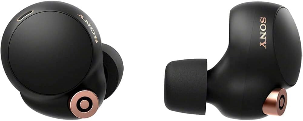 Pre-Owned eReplacements Sony WF-1000XM4, Black (Wireless In-Ear Earbuds) WF1000XM4B-ER