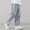 Light Blue, variant on Girls Elastic Waistband Pants, Soft Breathable Loose Fit Straight Leg Casual Pull On Pants for 5 Year Old Kids, Light Blue 5T,Size 5 T