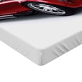 thumbnail image 2 of Ambesonne Cars Fitted Sheet, Old Fashioned Vintage Artwork, Twin Size, Red, 2 of 3