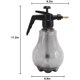 thumbnail image 5 of Gris - Tanque de aire comprimido de 1,5 litros, botella de jardinería, pulverizador de plantas, bomba de pistón, regadera para jardinería doméstica, 5 of 5