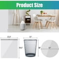 thumbnail image 4 of Heavy Duty 3-4 Gallon Drawstring Small Trash Bags, 6 Rolls White Unscented Garbage Can Liners, Leak Resistant Small Waste Bags For Bathroom Desktop Home Use, 4 of 6