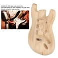 thumbnail image 3 of Unfinished Guitar Body, Smooth Surface Convenient Painting Electric Guitar Body  for SSH Style Guitars Making, 3 of 7