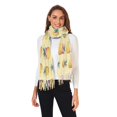 thumbnail image 2 of FORMRS Womens Scarf Winter Soft Long Big Warm Shawls Wrap Tassel Scarves, Pineapple Love, 2 of 9