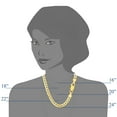 thumbnail image 3 of 14k Yellow Gold Comfort Curb Chain Necklace, 5.7mm, 22", 3 of 3