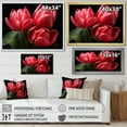 thumbnail image 4 of Designart "Tender Pink Tulips" Floral Floater Framed Canvas Wall Art, 4 of 7