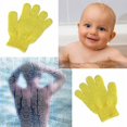 thumbnail image 5 of Guantes exfoliantes, baño de ducha, guantes exfoliantes corporales de doble cara, colores surtidos para hombres, mujeres y niños, 10 piezas, 5 of 5