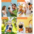 thumbnail image 3 of DolliBu Happy Easter Super Soft Plush Pug Dog Unicorn with Carrot - 10 inch, 3 of 6