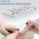 thumbnail image 5 of Juego de brocas de cerámica para uñas, 7 piezas para eliminar gel acrílico, cuidado de cutículas, herramientas profesionales de manicura y pedicura, regalo perfecto para salón de belleza en, 5 of 8