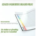 thumbnail image 4 of Calendrier Mensuel Effaçable à Sec pour Mur, 14.5"x11.5 Pouces Réutilisable Multicolore Calendrier Mensuel pour Réfrigérateur - Planificateur Mensuel Réutilisable Colle à Toutes les Surfaces Lisses, Mur, Armoire et Porte, 4 of 4