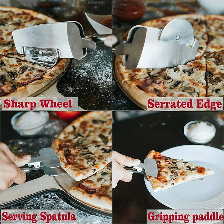 WOXINDA Quilt Hanger for Wall for Display Stainless Steel 3 in 1 Pizza  Cutter Multifunctional Cutter Sandwiches Slicer 