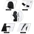 thumbnail image 3 of Zando Warm Waterproof Gloves for Women Men Snowmobile Ski Mittens Men with Portable Pocket Women White Mittens for Cold Weather White M, 3 of 5