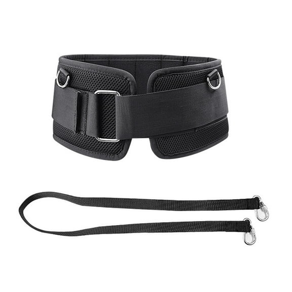 Sports Dip Belt with Strap Homes Gym Equipment Waist Belt Fitness Bodybuilding Gym Belt for Men and Women Enduring