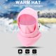 thumbnail image 3 of Bicicleta Invierno Cálido Ciclismo Fleece Capucha Ndcxsfigh Gorra A Prueba De Viento Cara Cuello Pasamontañas (Rosa), 3 of 7