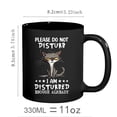 thumbnail image 2 of Taza de café con divertido diseño de gato, 350 ml, cerámica, Please Not Disturb, 2 of 2