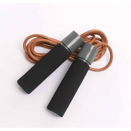 Champion Barbell 9.5' Leather Jump Rope