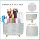 thumbnail image 5 of Organizador de Accesorios de Escritorio con Brillantes para Mujeres y Adolescentes, Soporte para Bolígrafos y Brochas de Maquillaje con 5 Ranuras, Color, 5 of 5