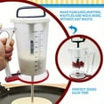 Manual Pancake & Waffle Batter Dispenser with Mixer Plastic, Perfect