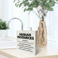 thumbnail image 7 of Zomyto 5"x5" Rustic Style Human Resources Box Sign Wood Desk Sign Decor HR Wooden Block Plaque Box Sign Home Office, 7 of 7