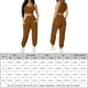 thumbnail image 2 of Chaleco Camisola de mujer + Pantalones deportivos Sin mangas Casual Simple Summer Outfits (Café L) Ygjytge Café T L para Mujer, 2 of 6