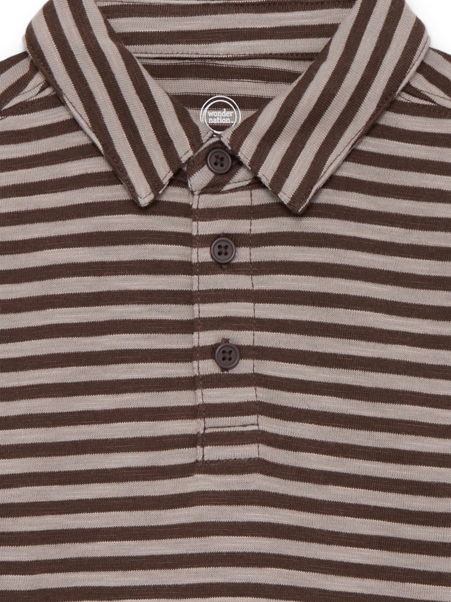 Wonder Nation Toddler Boy Henley Top, Sizes 12M-5T