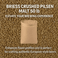 thumbnail image 4 of Briess Crushed 2-Row Pale Ale Malt 50 lb, 4 of 5