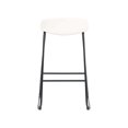 thumbnail image 3 of Bronte Living 26 inch Modern Polypropylene Counter Stool with Footrest for Kitchen, Restaurant - Series Ashton - Set of 3, 3 of 6
