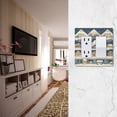 thumbnail image 5 of Yayeee Rocker Switch Wall Plate 1-Gang 4.6"x2.9" Home Decorative Outlet Cover, Winter Village, 5 of 6