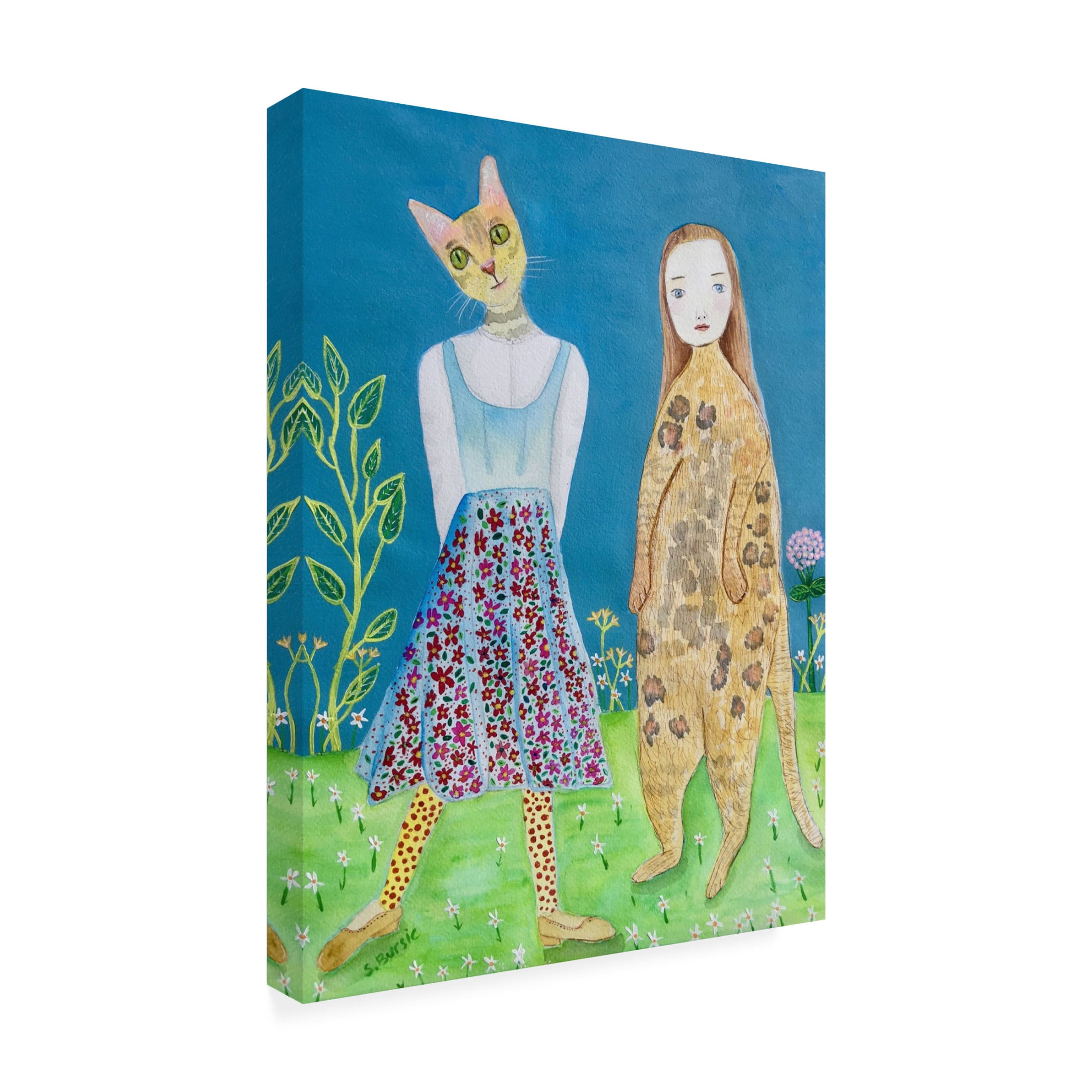 Trademark Fine Art Sharyn Bursic The Switch of Heads Canvas Wall Art