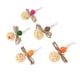 thumbnail image 1 of Juguetes para pájaros Bling Bling 5 piezas de juguetes para masticar colgantes de ratán para loros, 1 of 12