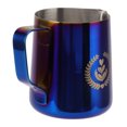 thumbnail image 4 of Jarra de espuma de leche 600 ml Eagle Spout Taza de espuma de café Jarra de espuma de acero inoxidable 304 de grado alimenticio con escala Titanio Azul, 4 of 5