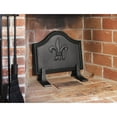 thumbnail image 3 of Achla Designs Minuteman International Fleur De Lys Decorative and Protective Fireback, 20 Inch Long, Black, 3 of 3