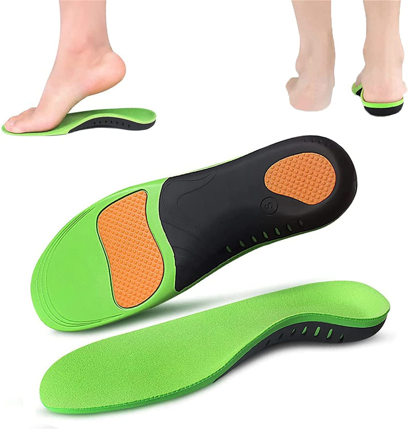 Disgrace Crust tent Insoles Insoles for Men Work Boots Women, Orthotic Shoe Inserts Relieve  Plantar Fasciitis, High Arch Support Shoe Insoles - Walmart.com