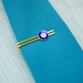 thumbnail image 2 of Star Of Life Medical Health EMT RN MD Round Tie Bar Clip Clasp Tack Gold Color Plated, 2 of 5