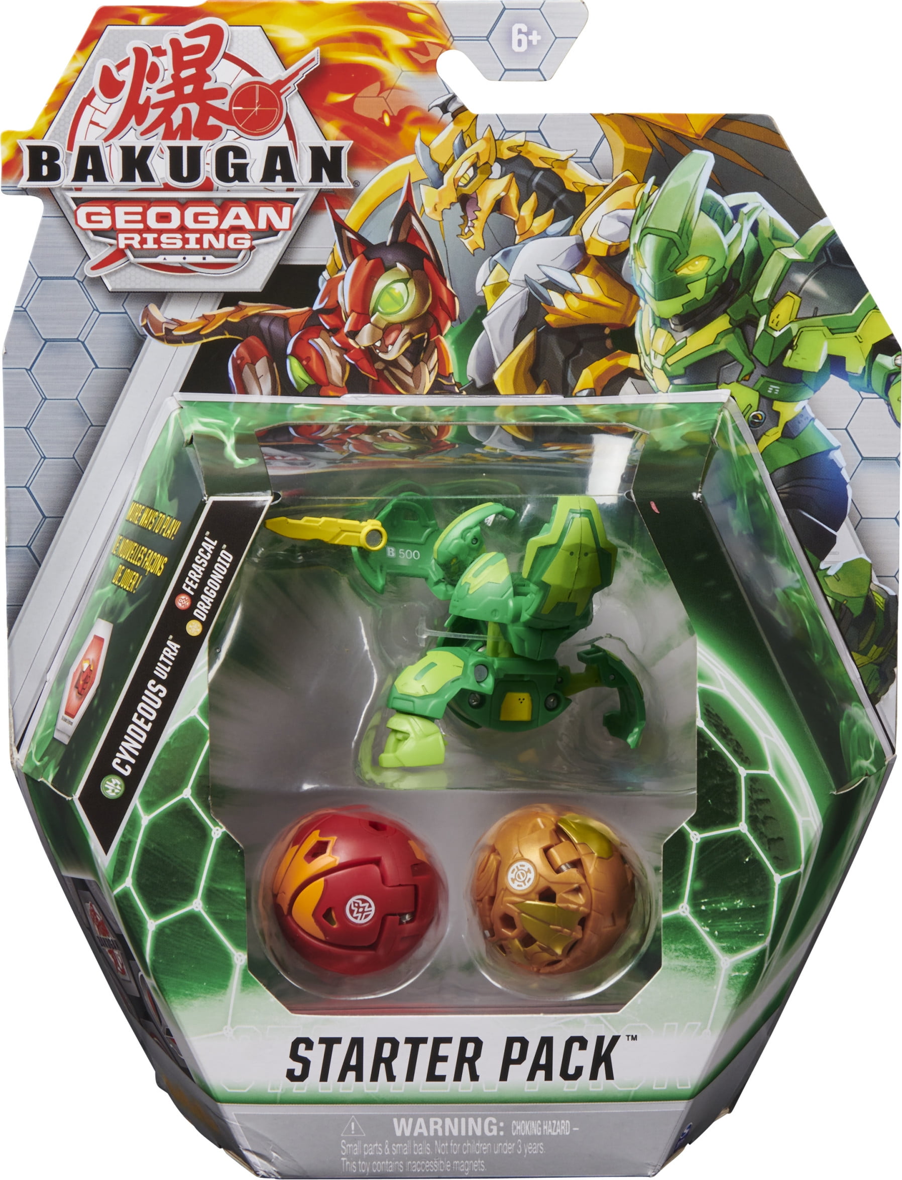 Bakugan Starter Pack 3Pack, Cyndeous Ultra, Geogan Rising Collectible