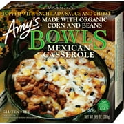 Amy's Frozen Meals, Mexican Casserole Bowl, Made With Organic Corn and Beans, Microwave Meals, 9.5 Oz