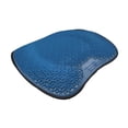 thumbnail image 2 of Cojín de gel refrescante para silla de oficina, diseño de panal antideslizante, acolchado Azul, 2 of 9