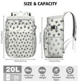 thumbnail image 3 of Pet Print Insulated Cooler Backpack – Leakproof Waterproof Lunch Bag with Funny Puppy Pattern for Travel, Hiking, and Work, 3 of 6