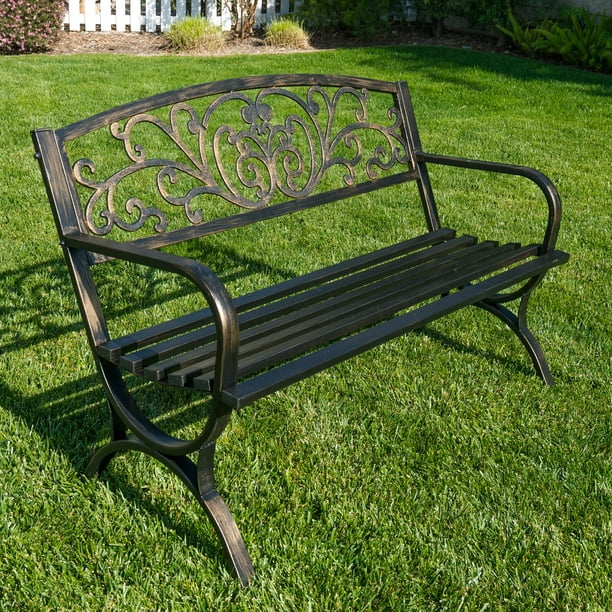 Belleze 50"inch Garden Backyard Bench Patio