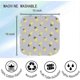 thumbnail image 3 of 25 Pack Paperless Towels Roll Washable Cotton Cloth Reusable for Zero Waste Eco Friendly 10" X 10, 3 of 5