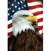 American Eagle Patriotic Garden Flag USA 12.5" x 18" Briarwood Lane