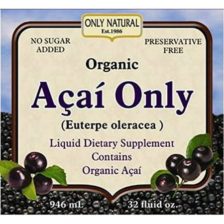 Only Natural Acai Only Organic Juice, 32 OZ