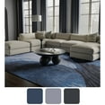 thumbnail image 4 of Feizy Kawai Modern Abstract, Blue/Black/Gray, 2' x 3' Accent Rug Handmade Sheen Nautical & Coastal Watercolor Floor Rug for Living room Bedroom, 4 of 9