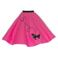 thumbnail image 6 of Hip Hop 50's Shop 1950s Adult Poodle Skirt Costume for Women (3X/4X Hot Pink), 6 of 7