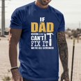 thumbnail image 2 of ZHOGXU Father's Day Mens T Shirt Summer Round Neck Short Sleeve Letter Print Comfortable Fashion Tee Top For Casual Daily Wear,Navy,L, 2 of 6