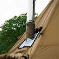 thumbnail image 5 of Fireproof Pipe Wrap Anti Scalding Chimney Ribbon Stove Flue Protector with 2 Clamp, 5 of 5