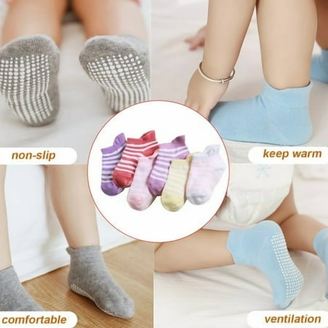6 Pcs Bas pour Enfants avec Bonne Élasticité Confortables à Porter Style Simple Bonne Fabrication Chaussettes Croisées Fille 8-10