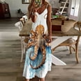 thumbnail image 2 of Octopus in The Mysterious Ocean Design Sleeveless Dress Woman Fashion Long Dresses Women's Summer Suit Dress 2025, 2 of 6