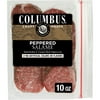 COLUMBUS, Peppered Salami, Sliced Charcuterie Meat, 10oz Pack