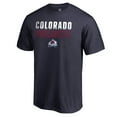 thumbnail image 2 of Men's Navy Colorado Avalanche Iconic Collection Fade Out T-Shirt, 2 of 3