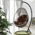 thumbnail image 2 of Cojín de asiento de cesta colgante para columpio, almohadilla de silla gruesa para el hogar, sala de estar, camas colgantes, mecedoras, 80x120cm Fivean unisex, 2 of 2